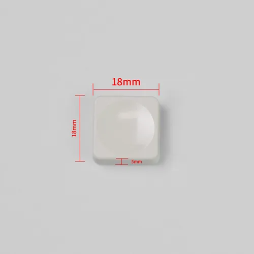 Imagen 2 del producto Chosfox 5/10/30/50 Uds CFX teclas PBT de perfil bajo para teclado mecánico MX Switch teclas transparentes blancas y grises ultrafinas