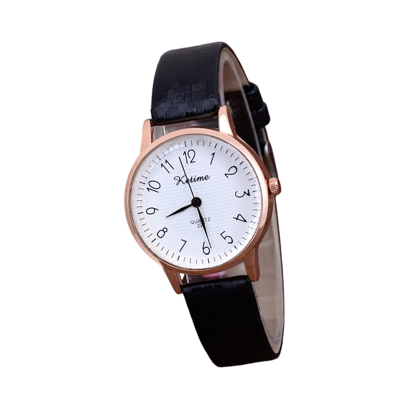 

Мужские и женские часы с черным лицом, часы из нержавеющей стали, кварцевые кожаные наручные часы, модные наручные часы