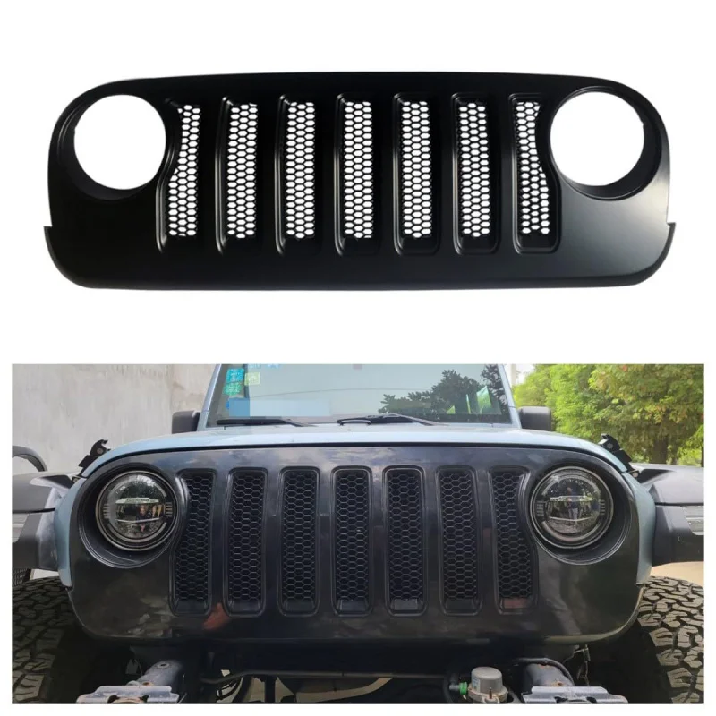 

Подходит для внешнего украшения с защитой от царапин 2007-2017 гг., передняя решетка радиатора автомобиля