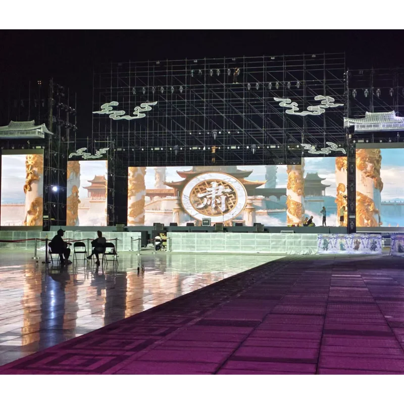 P2.5/P3.076 Indoor Stage LED Rental Cabinet IP65 Waterproof Dustproof Anti-collision Customizable