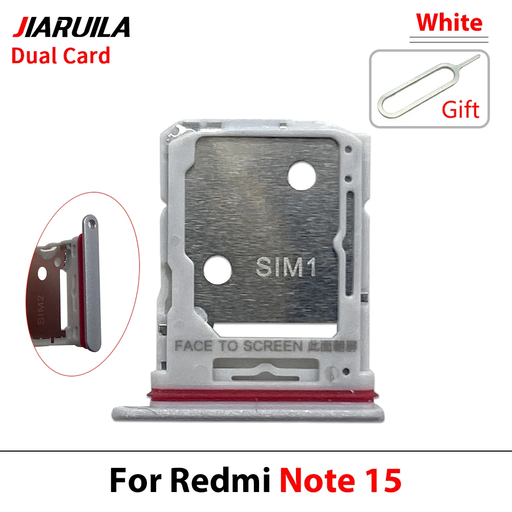 SIM-Kartenhalter, Chip-Slot-Schublade, Halter, Adapter, Zubehör, Reparaturteile für Xiaomi Redmi Note 15 Pro Plus (Dual-Karte) – Detail 1
