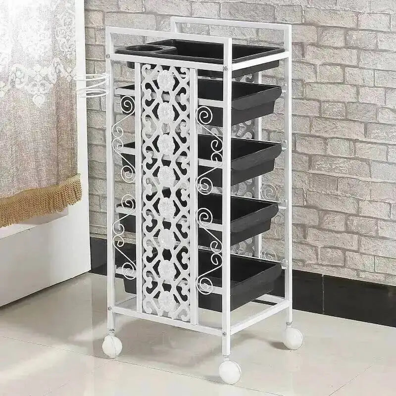Trolley Furniture Station Nails Auxiliary Beauty Salon Cart Rolling Salon Car With Wheels Aesthetic Salon Kapper Meubels Barber