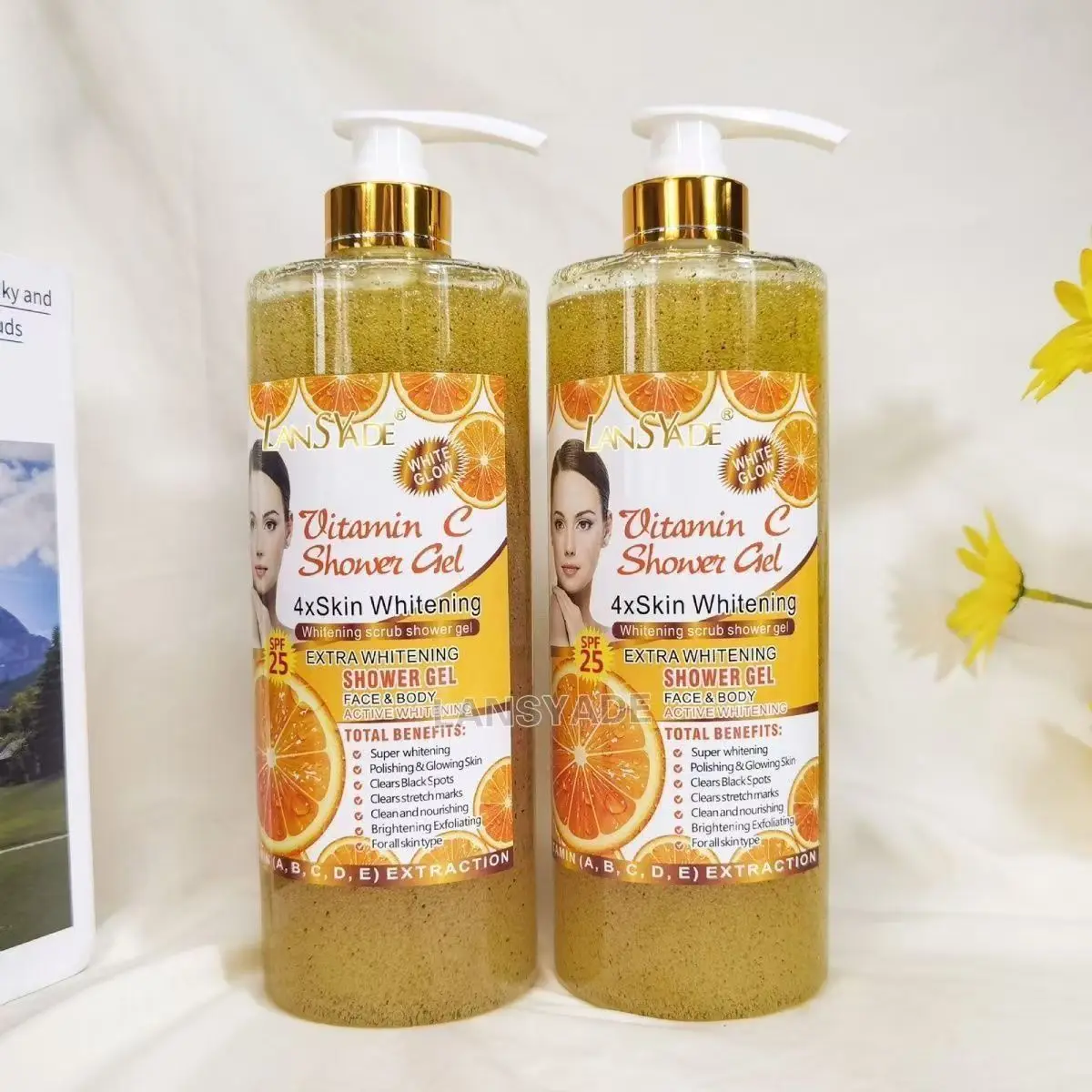 Brightening Body Wash Even Tone Natural Moisturizing Shower Gel