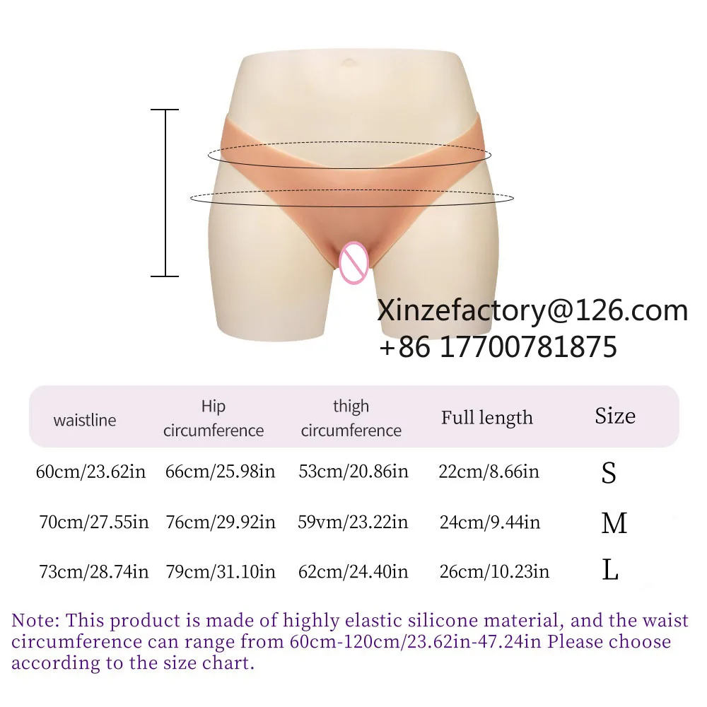 Factory Direct 2026 Top Rated Men's thong silicone fake vagina panties suitable for cross-dressing enthusiasts