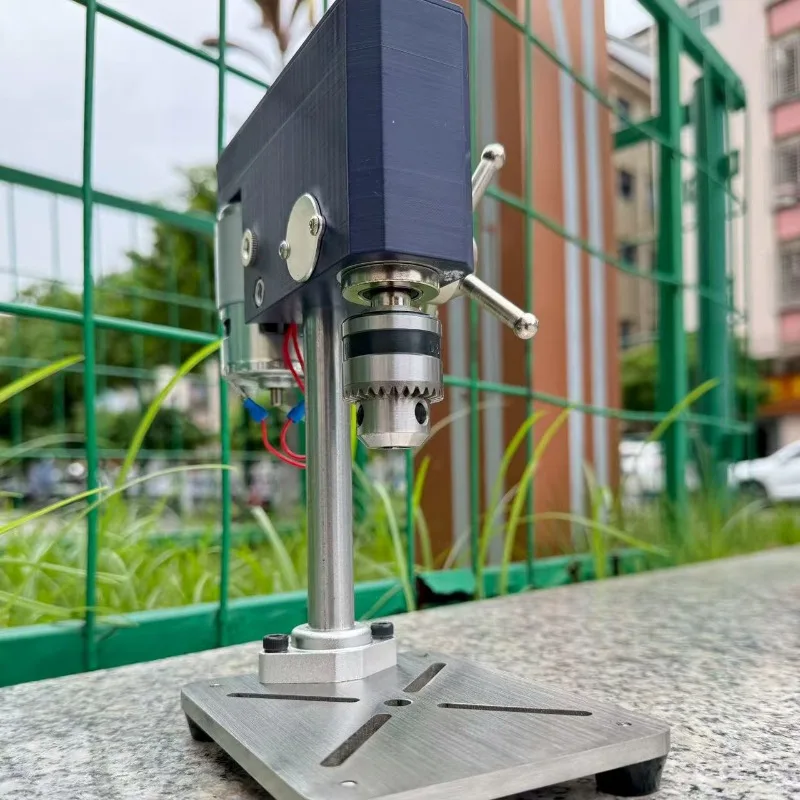 Mini Bench Drill High Precision Micro Drilling Machine for DIY Enthusiasts Electric Metal Wood Plastic Boring Tool 12V