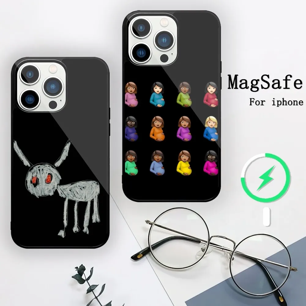 Rapper Drake For All the Dogs Phone Case For iPhone 11 12 13 14 15 Mini Pro XS Max X S Plus XR Magnetic Attraction Shell