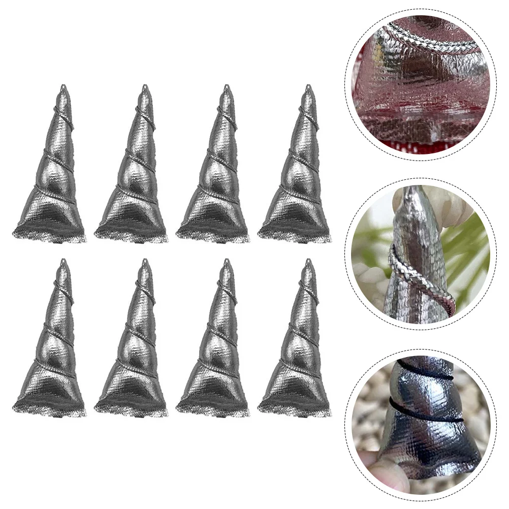 

8Pcs Unicorn Accessory Set Premium Material Headdress DIY Parts for Stage Performance Costume Party DIY Accessory