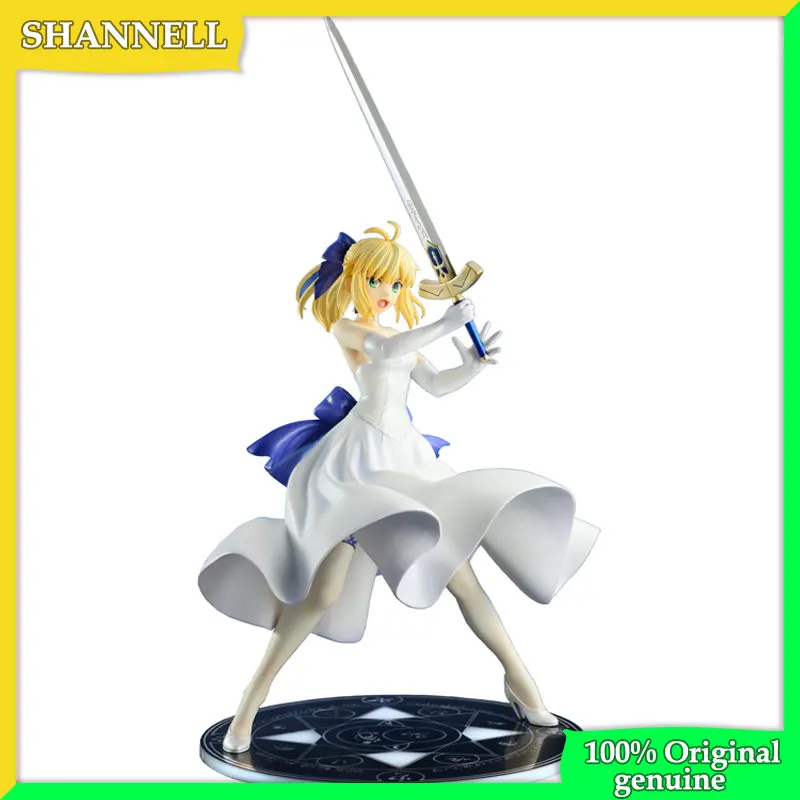

Saber Altria Pendragon White dress 100% Original genuine PVC Action Figure Anime Figure Model Toys Figure Collection Doll Gift