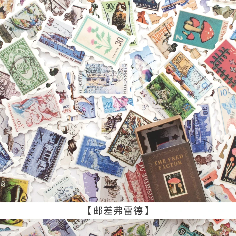 100 stuks per doos kleine boekenstickers fotoalbums dagboeken decoratieve versieringen diy materiaal papier