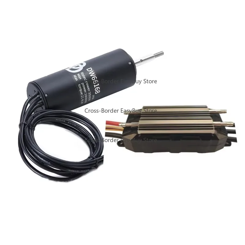 

DW66168 6650W 53V Waterproof Brushless Motor with Propeller and 300A ESC for ROV and Underwater Applications