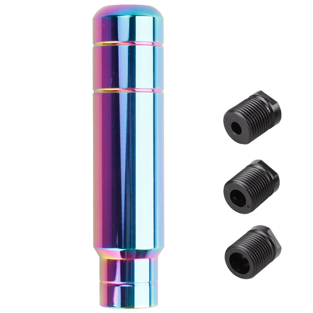 13cm Car Gear Shift Knob Aluminum Alloy Extended Long Manual Transmission Gear Stick Shifter Lever Knob AT MT