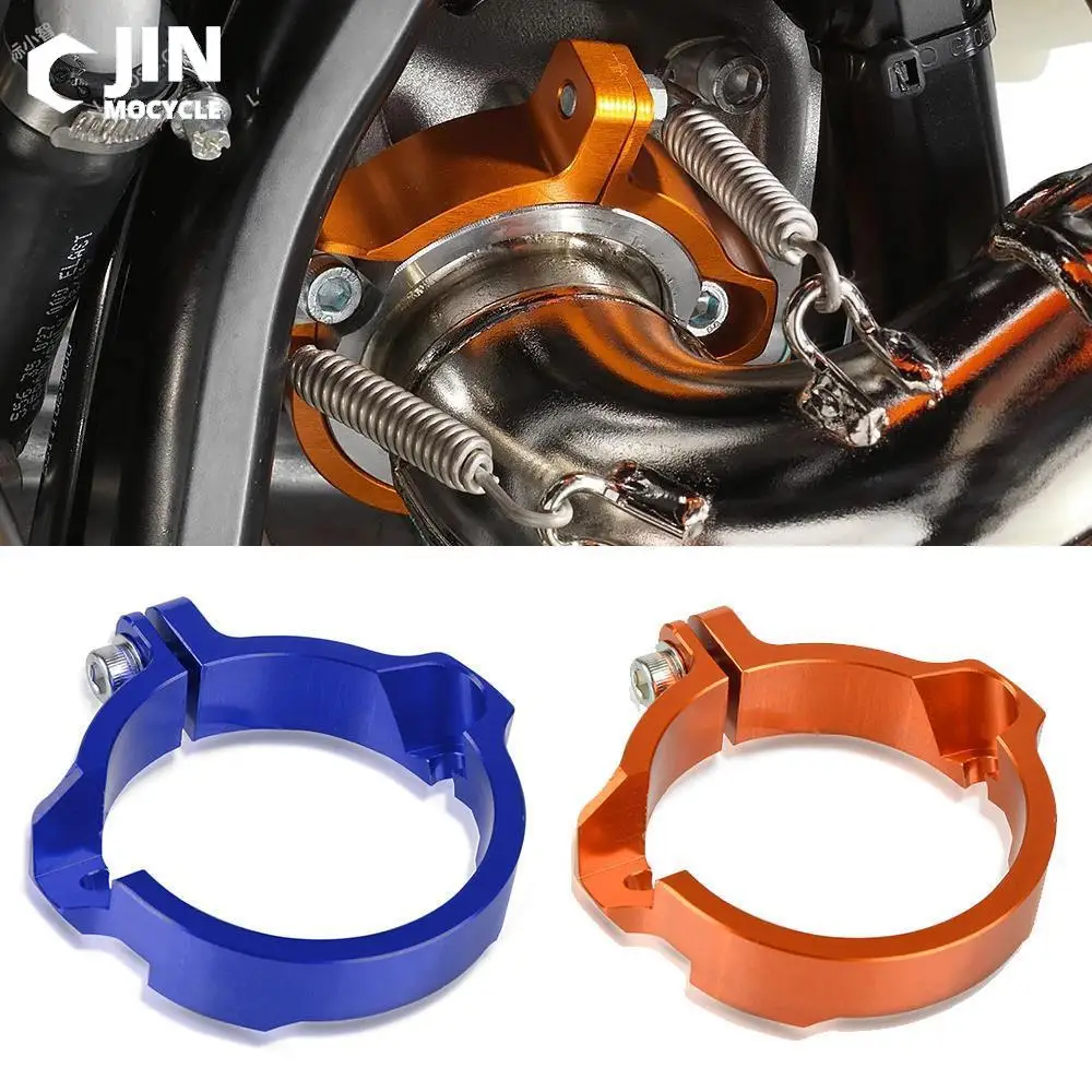 

Dirtbike Exhaust Flange Guard Tip Muffler Pipe Clamp For GasGas 250 300 EX/ EC / MC 250/300 2021 2022 Husqvarna 250/300 TE/TC/TX