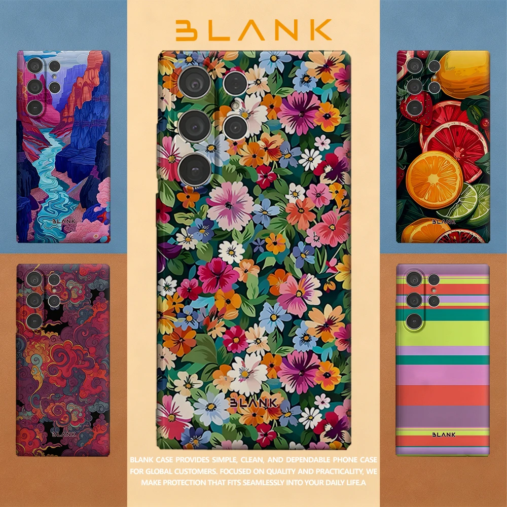Vibrant Bouquet For Samsung Galaxy S26 S25 S24 A56 A36 Phone Case Protection Cover for Women Girl Blank