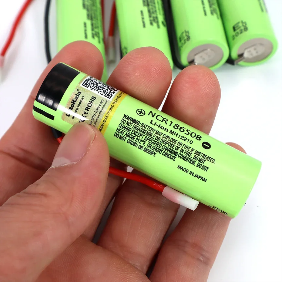 1-6PCS Liitokala New Original NCR18650B 3.7V 3400mAh 18650 Rechargeable Lithium Battery For Battery + DIY Linie