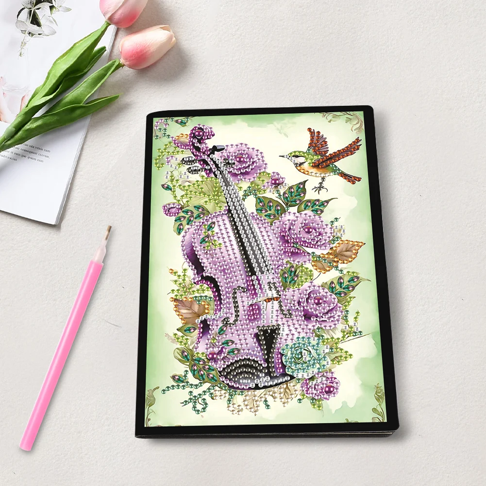 شكل خاص المراكب الشراعية الماس اللوحة مذكرات كتاب 5D DIY بها بنفسك الماس الفن اللوحة دفتر عدة 50 صفحة كريستال المفكرة كراسة الرسم
