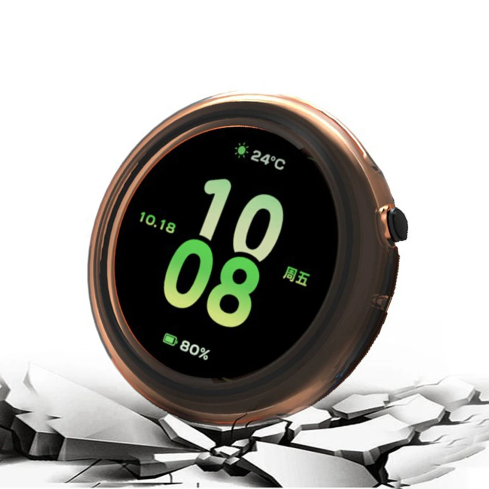 

1x Soft TPU Protector Bumper Cover For Honor Watch Fit Smartwatch Shockproof Protective Skin Case Guard