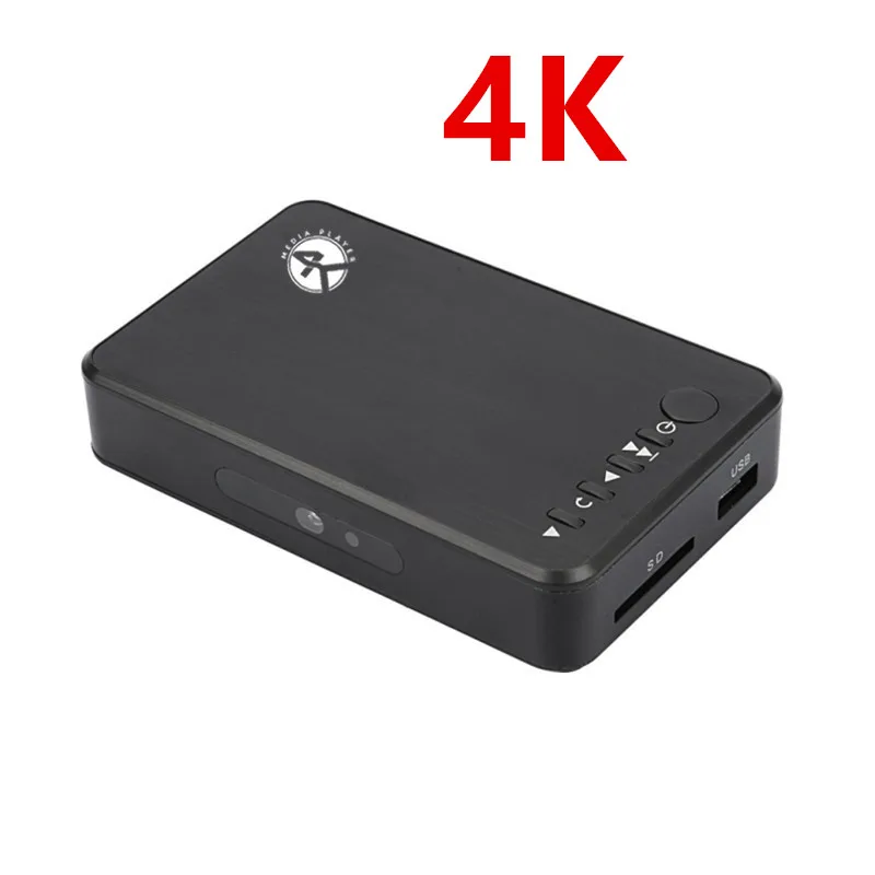 

4K Portable Full HD Multimedia Player Video Player 4K H.264 AV/HDMI/VGA Output USB External HDD Media Player For MKV RMVB