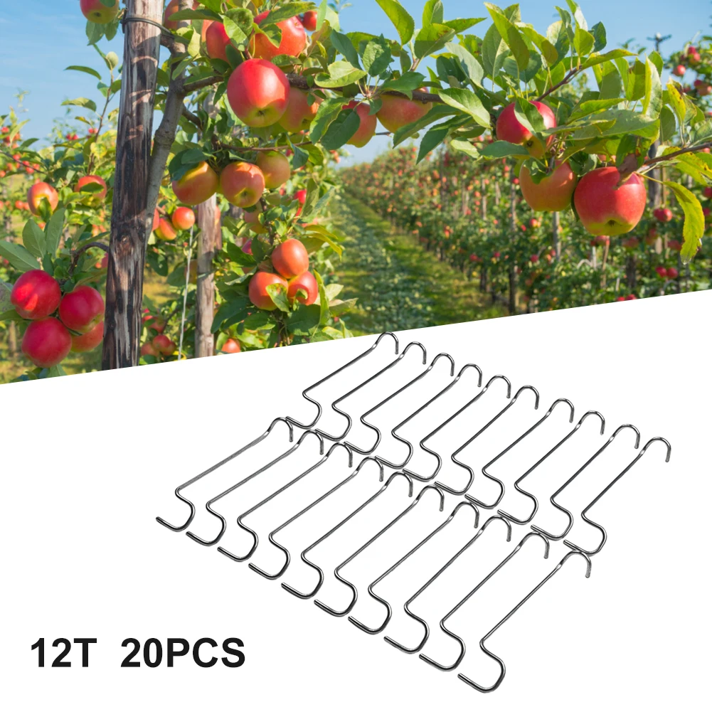 20pcs Fruit Tree Branch Limb Spreader Reuseable Wire For Garden Branch Spreader Fruit Tree Branch Shaping Machine Gardening Tool