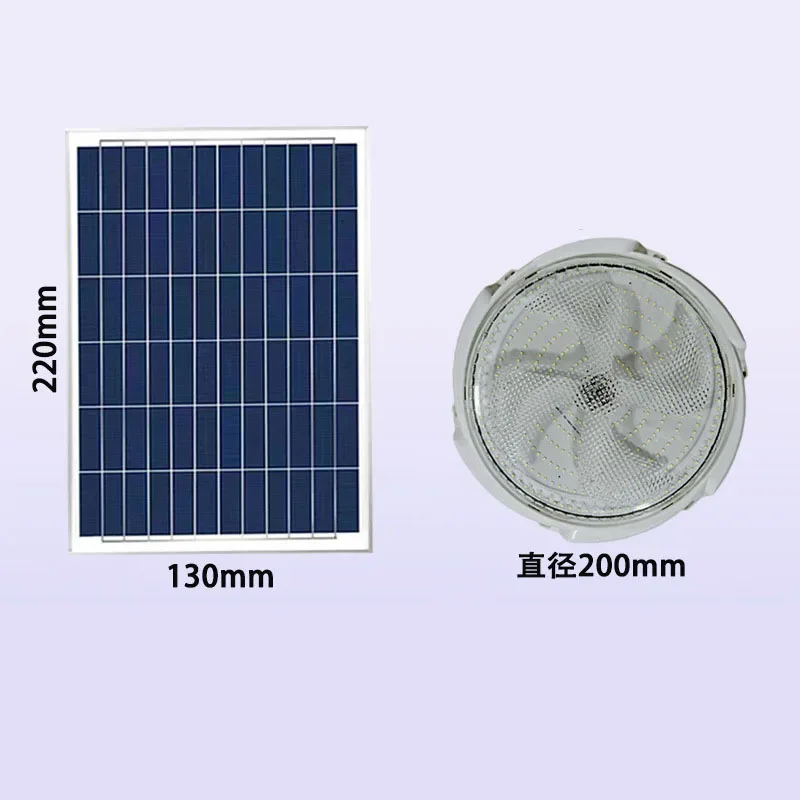 Self-contained Solar Lamp for Indoor and Outdoor Use with Smart LED Technology and IP65 Certification