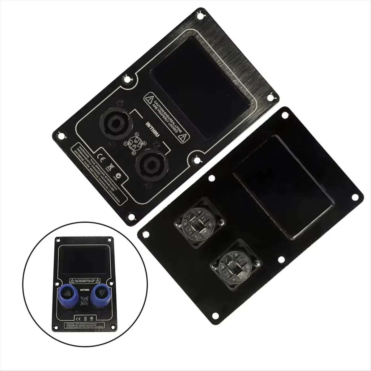 NEW DT85-Audio Speaker Junction Box Back Panel Large Socket Plate for Speaker Cabinet Clip Replacement Parts