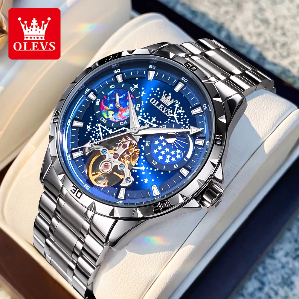 olevs-6689-original-fully-automatic-watch-for-men-stainless-steel-business-luminous-mechanical-men's-wristwatch