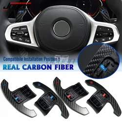 Pá de Carbono Azul Shifters para BMW, Extensão do volante, Substituição Shifters, 1 série, 2 série, 3 série, 4 série, 5 série, 6 série, 7 série, 8 série, F40, m135i, F44, G42, G20