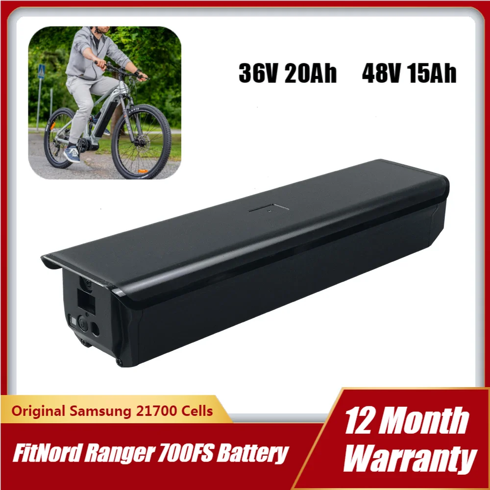 FitNord Ranger 700FS Ebike Battery 36v 48v 10.4Ah 12.8Ah 15Ah 17.5Ah 20Ah with Panasonic/Samsung cell Electric Mountain Bike