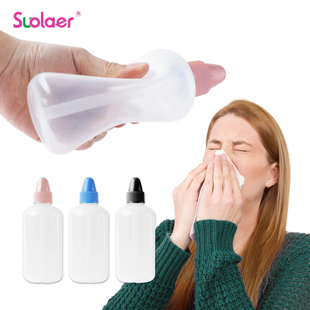 1PCS 250ml Nasal Irrigator Neti Pot Nose Cleaner Nose Protector Avoid Allergic Rhinitis Treatment Adult Child Nasal Rinse Bottle