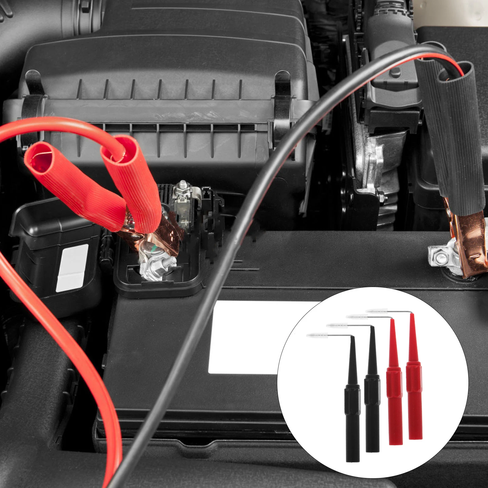 

4pcs Multimeter Test Probes Piercing Needle Automotive Circuit Testing Back Set For Car Repair Electrical Tester Wire Piercing