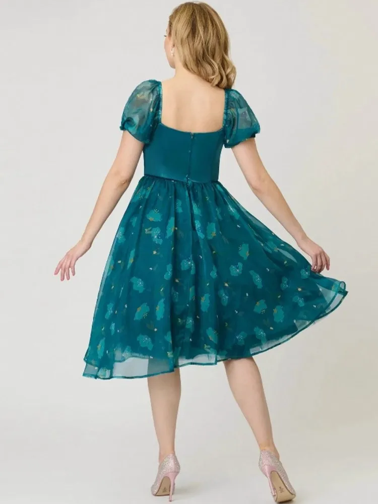 المرأة الربيع الصيف دبوس حتى فستان الحفلات عادية 2026 ريترو رداء 60s 50s خمر روكابيلي 1960s 1950s فستان محكم من عند الصدر ويتدلى بشكل واسع Vestidos #5