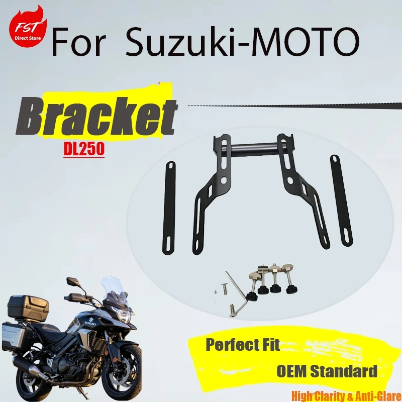Suitable For Suzuki Dl250 Navigation Bracket Windshield Lift Bracket Mobile Phone Bracket Extension