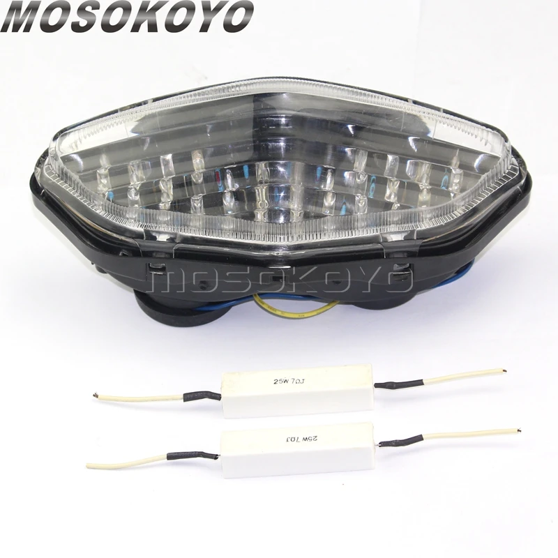 For Suzuki V-Strom DL 1000 650 LED Tail Light Integrated Rear Brake Stop Lamp Turn Signal Taillight Assembly DL650 DL1000 03-08
