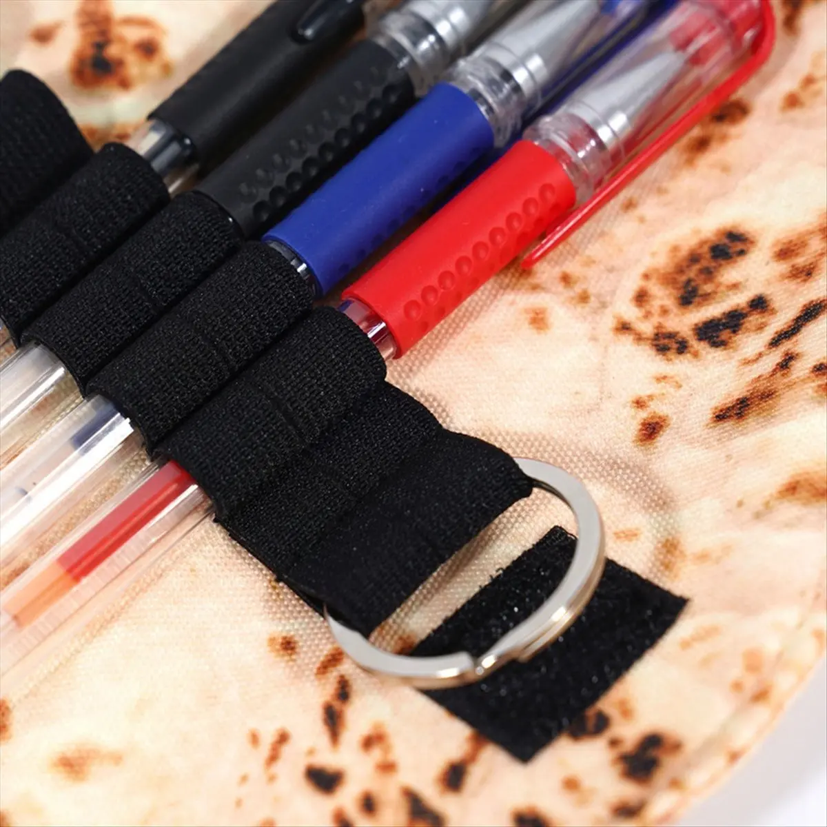 Burrito Pen Pencil Case, Stationery Pen Pencil Pouch Holder Makeup Roll Up Case Bag for Makeup Brush,Brush,Pen &LICG