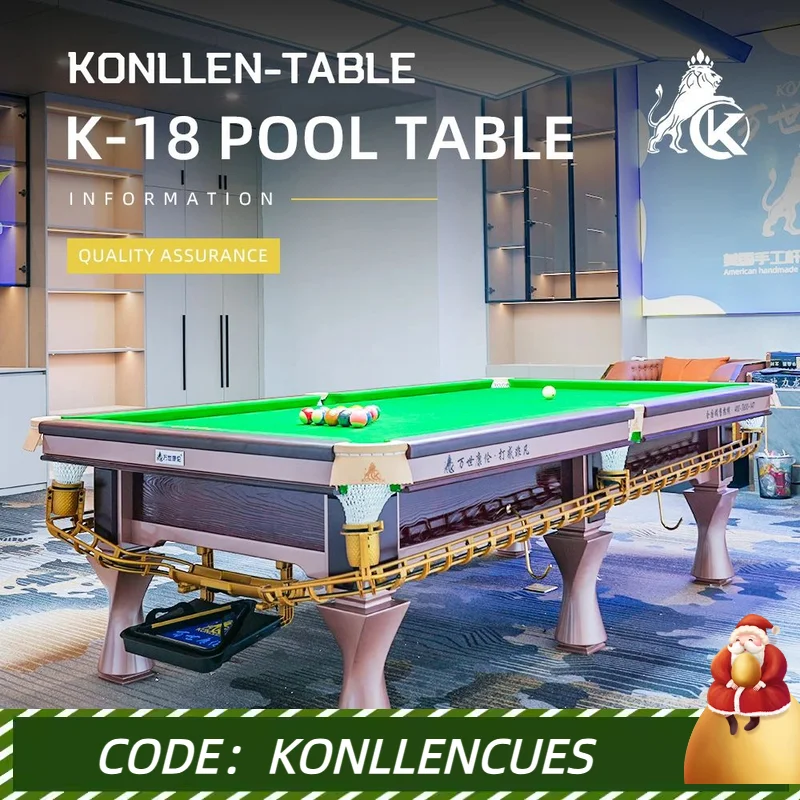 konllen pool table KL-18 standard commercial home black eight strokes brand agent