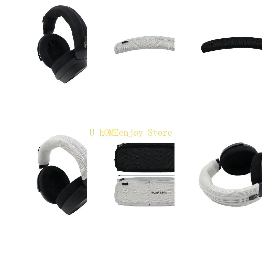 B0KF Washable Headband Head Beam Cover for HD490 Professional Over Ear Headphone
