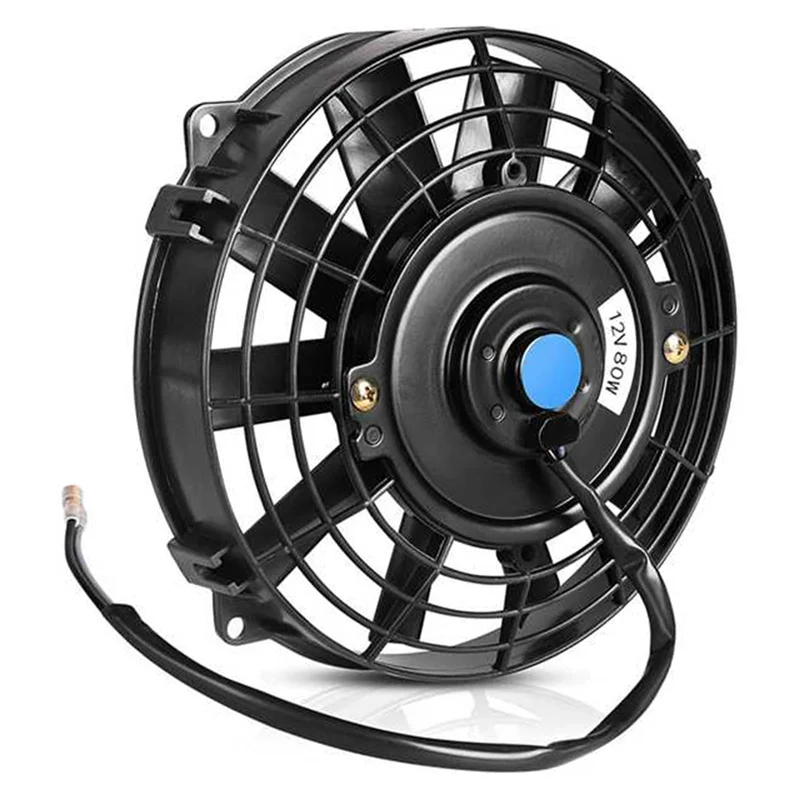 Elektrische Radiator Inademen Fan 12 Inch Universele Slim Push Pull 12 V 80 W Koeling Motor Fan Met Montage Kit