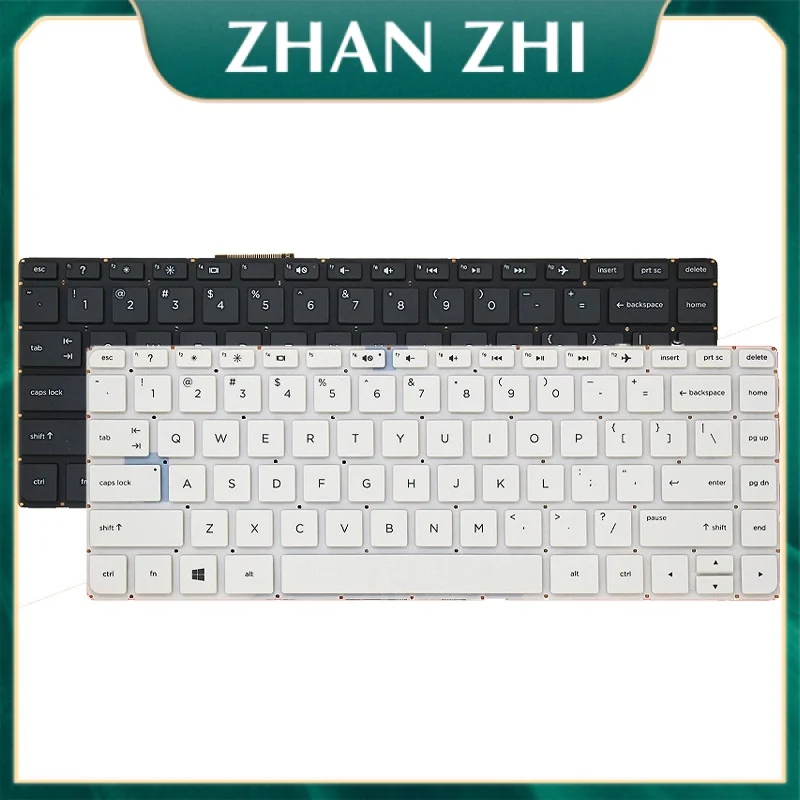 New Genuine Laptop Keyboard Compatible for HP Pavilion 14-V 14-V049TX 14-V050TX 14-V061TX V048TX V034TX V217TX TPN-Q139 TPN-Q142