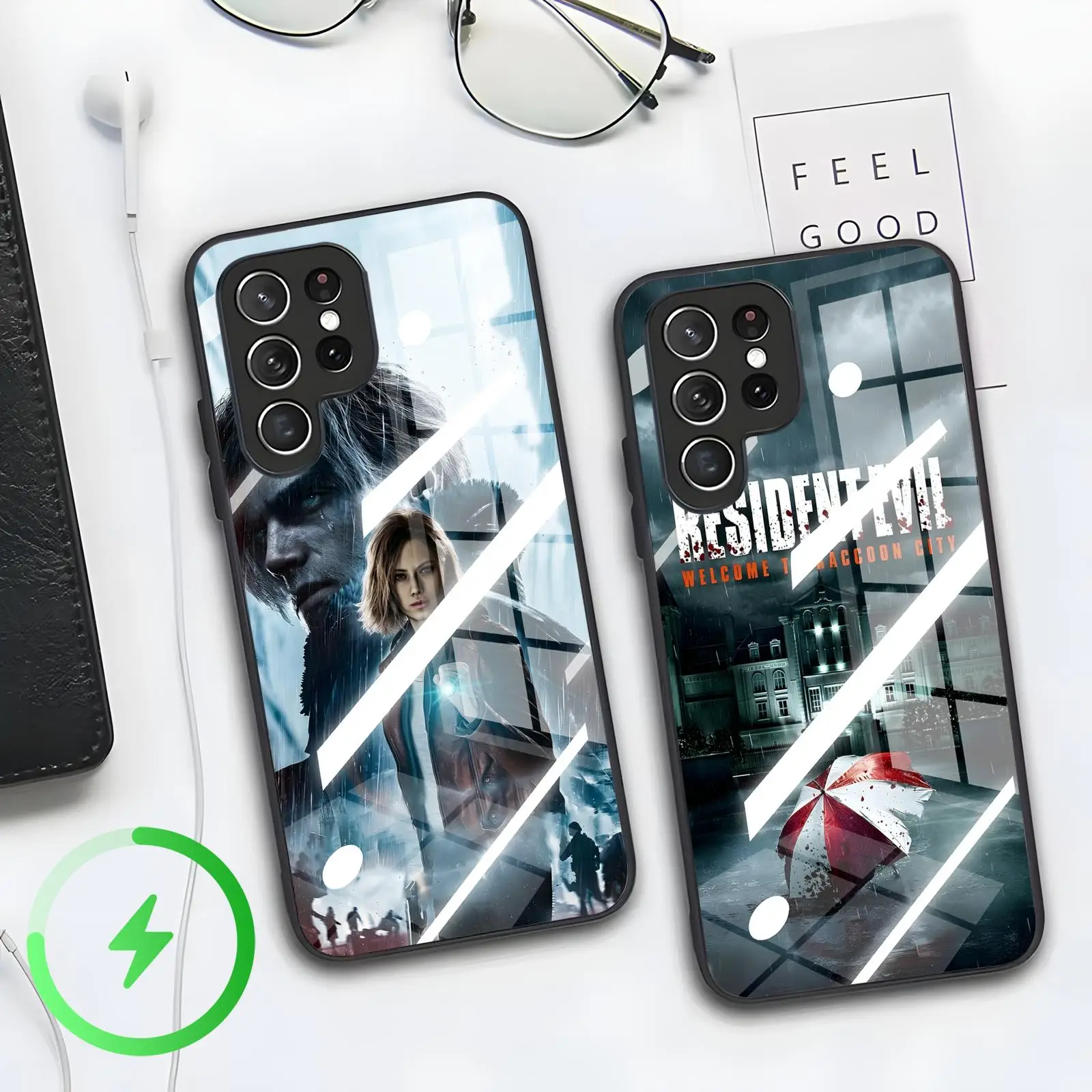 hot game Resident Evil  Phone Case For Samsung S26 S25 S24 S23 S22 S21 Plus Ultra Note20 Magnetic Glass Phone Case