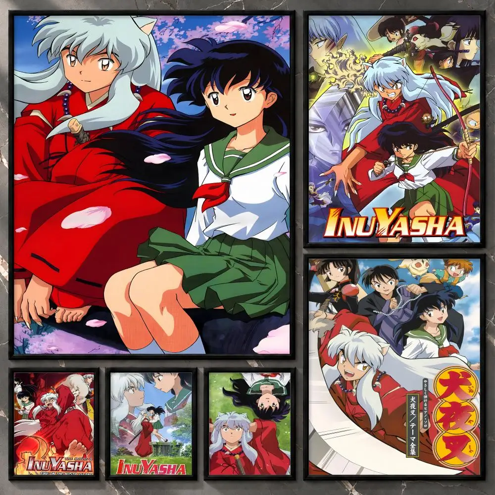 Adventure Characterart Display Collectible Illustration Inuyasha Poster Aesthetic Unframed Wall Prints for Bedroom & Living Room