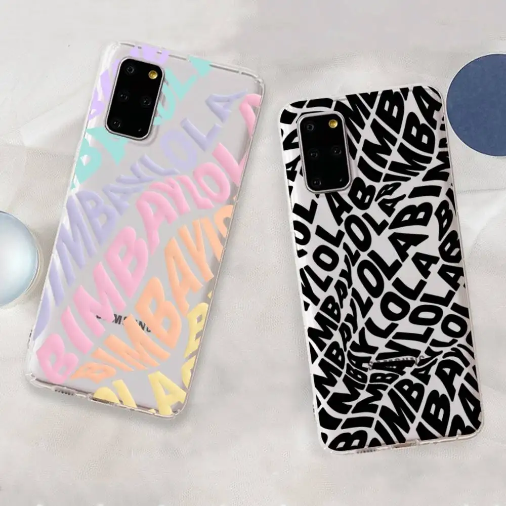 

B-B-BimbaeS & L-L-LolaeS Phone Case For Samsung Galaxy S 20 30 21 22 23 24 A 30 50 71 72 31 32 51 70 73 ULTRA Plus Clear Case