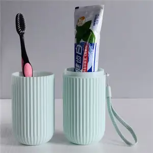Portable Toothpaste Toothbrush Protect Holder Case Travel Camping Storage Box Organizer Travel Toiletries Storage Cup New Creat