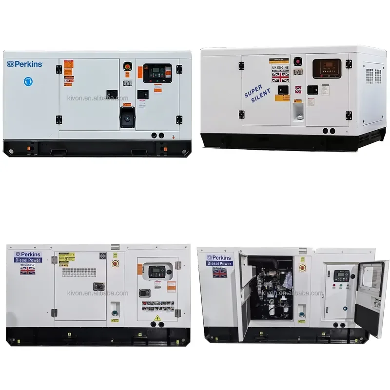 Foshan Factory 15kva 20kva 30kva 50kva 100kva Silent Type Generator Set with ATS Global Warranty