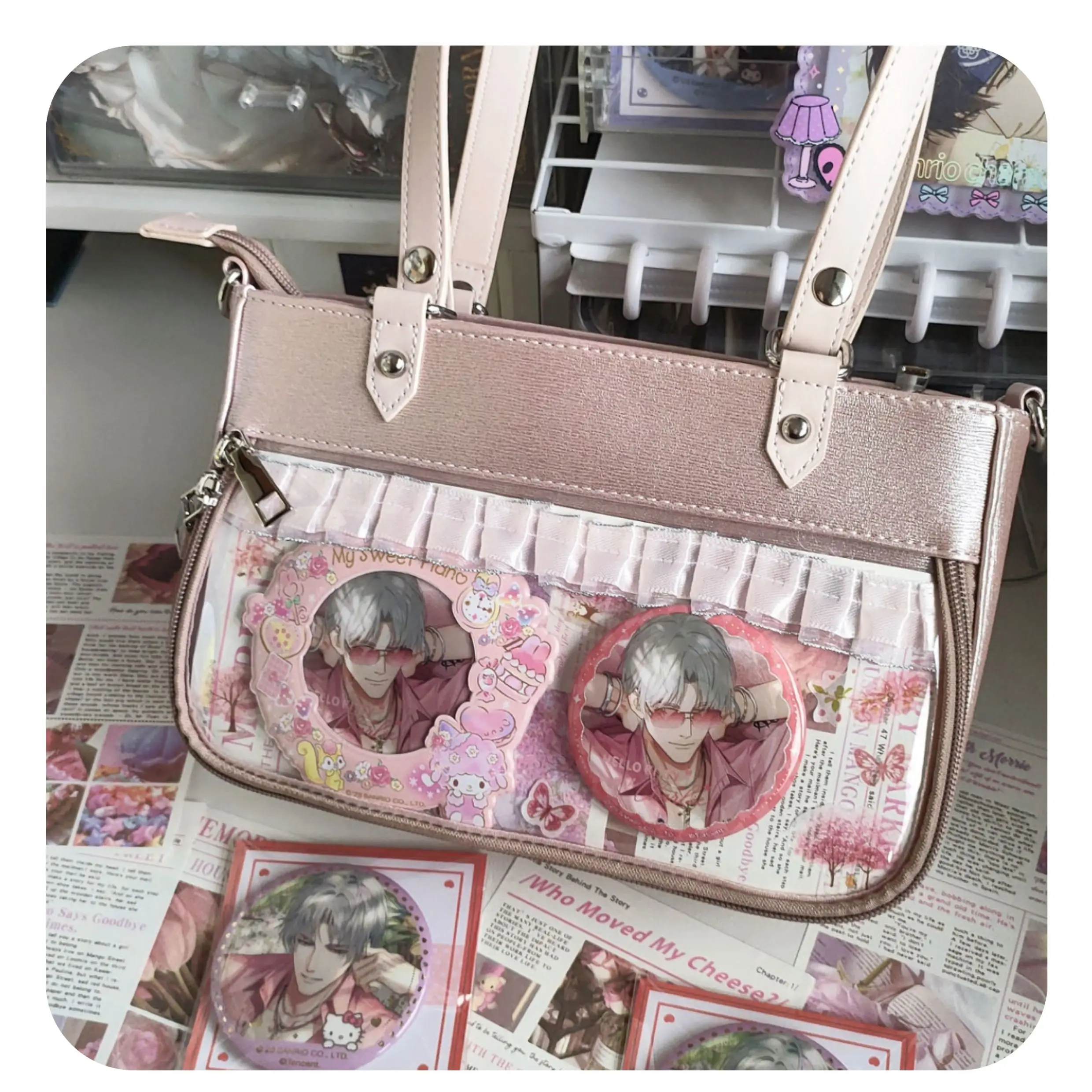 

Original Designed Small Crossbody Bags One Shoulder Bags Daily Commute Handbag Sparkling Pu Leather Underarm Bag for Women's Bag