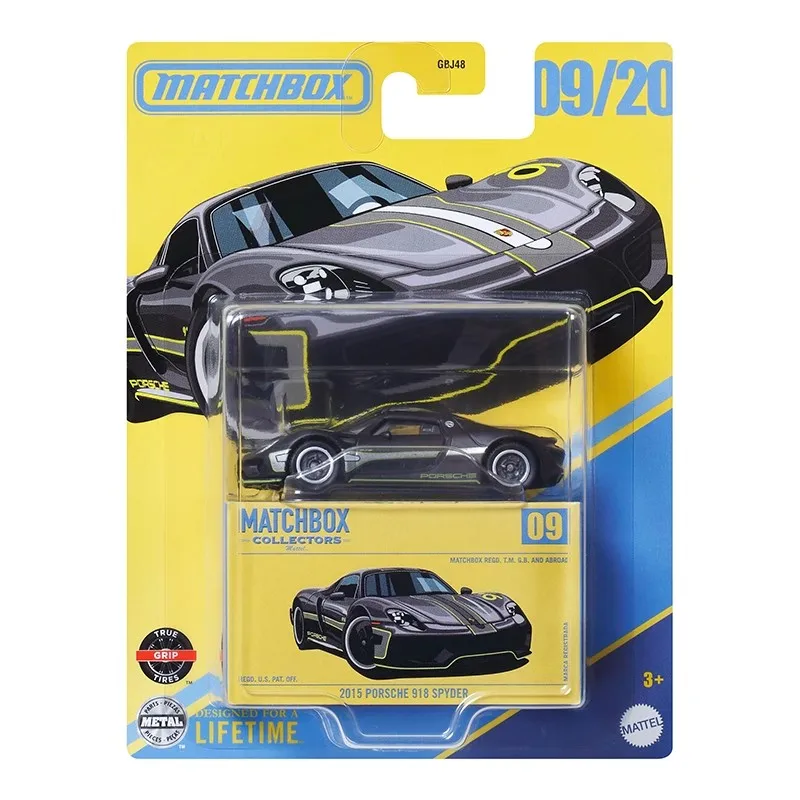 Matchbox Car Collector GBJ48 Series Car Model 1/64 Porsche 918 Jaguar  GMC Mazda RX Simulation Static Alloy Cars Model Boy Gifts