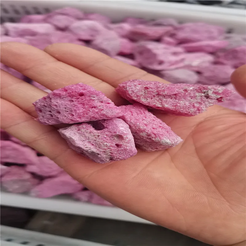 1000g natural crystal red corundum mineral specimen for home decoration