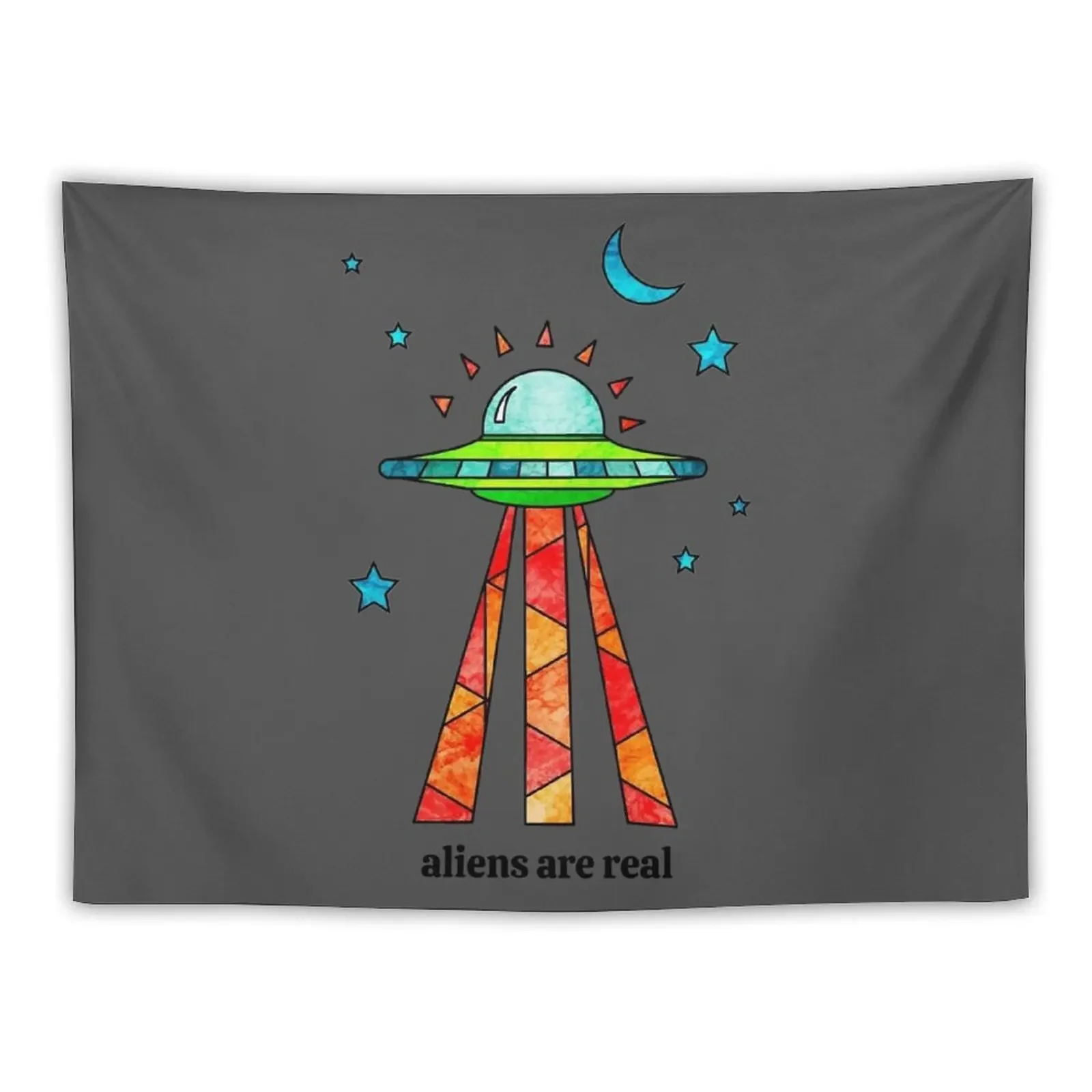 Aliens Are Real Tapestry Wall Mural Decorative Wall Mural Bedroom Decorations Tapestry