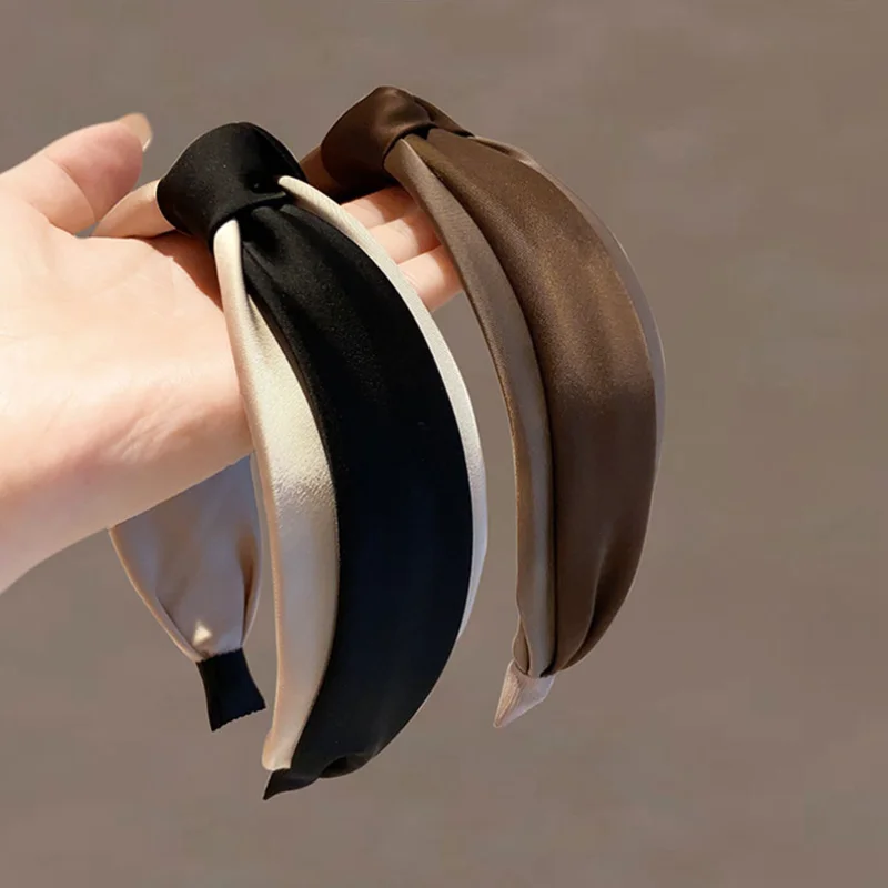 

Элегантная повязка для волос в стиле Майярд с тканевыми вставками, широкий ободок для умывания, аксессуары для волос, заколки для волос