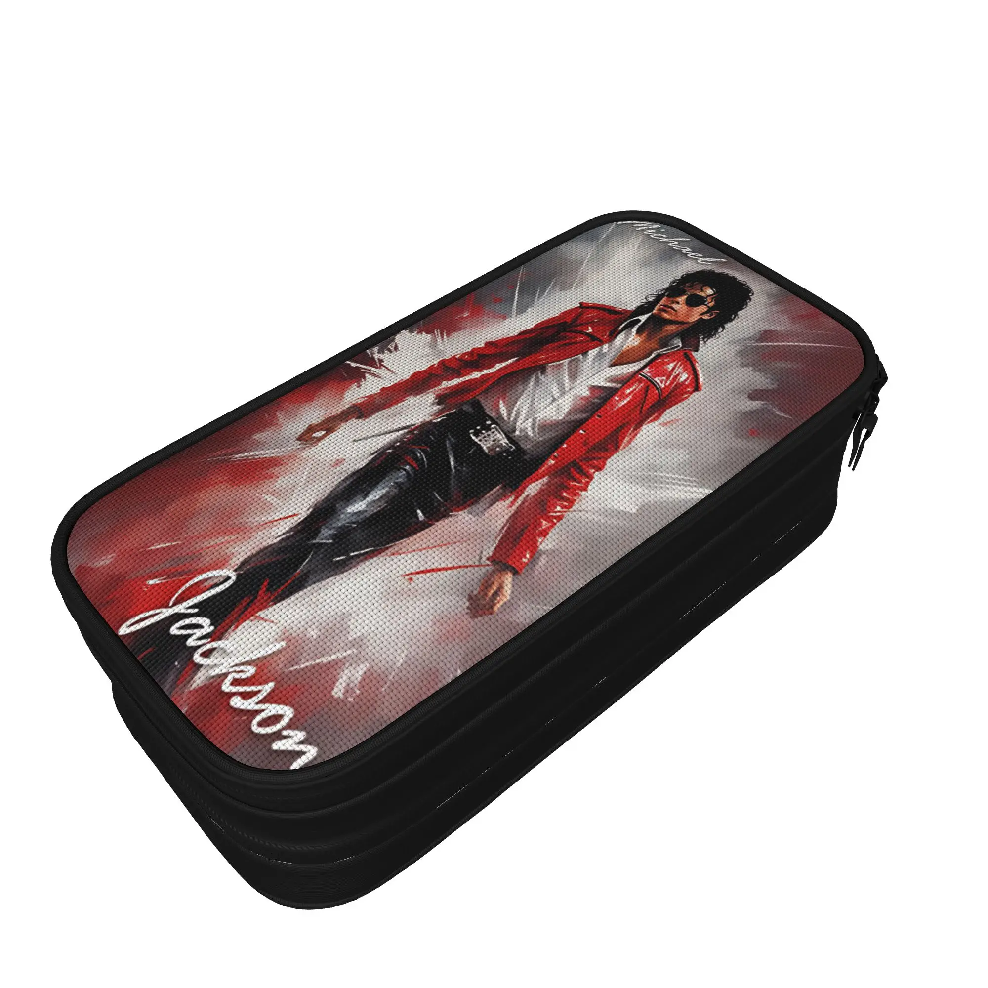 Michael Jackson Pencil Case  Students Kawaii Pencil Pouch Pattern School Pencil Cases Supplies Birthday Present