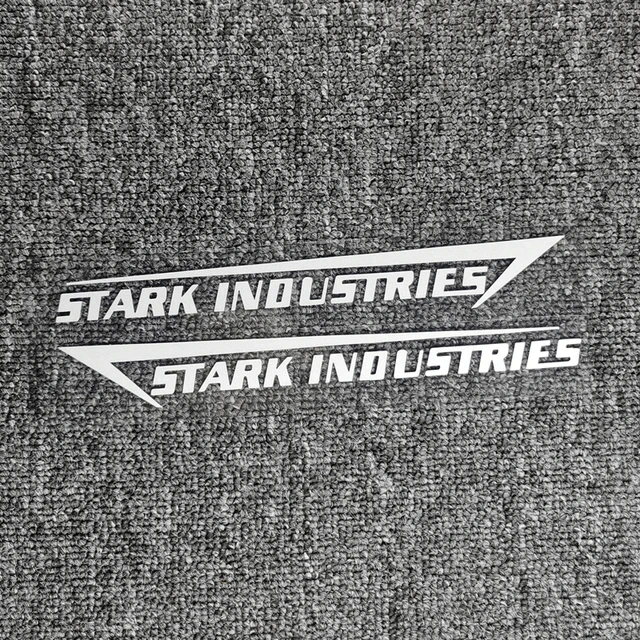 Stark Industries Car Parts Stickers, Reflective Decoration for Hood, Headlights,Windshield Door,Trunk Bumper, Motorcycle, D30