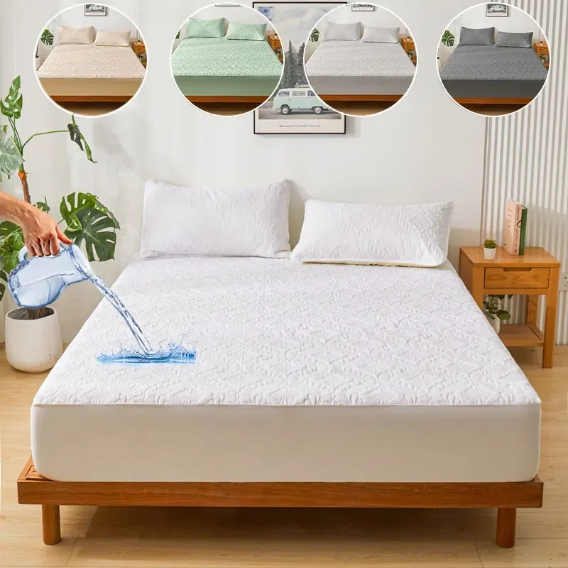 

1PC Plain Mattresses Cover,Thickened Design,Dustproof, Breathable,All Seasons